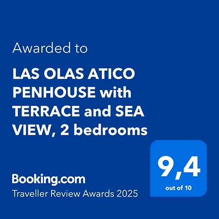 Olas Atico Penhouse With Terrace And Sea View, 2 Bedrooms Apartment